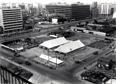 起工式当日の様子(昭和41年2月)